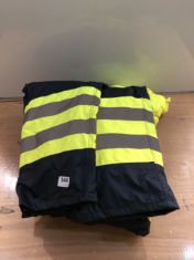 PORTWEST HIGH VIS COVER ALLS IN SIZE XL.