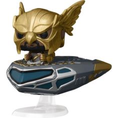 4 X FUNKO POP! RIDE SUPER DELUXE: BLACK ADAM - HAWKMAN ON HAWK CRUISER - COLLECTABLE VINYL FIGURE - GIFT IDEA - OFFICIAL MERCHANDISE - TOYS FOR KIDS & ADULTS - MOVIES FANS - MODEL FIGURE FOR COLLECTO