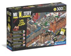 10 X CLEMENTONI 21711 MIXTERY HACKING ATTACK IN LONDON-300 PIECES-JIGSAW PUZZLE FOR KIDS AGE 8, MULTICOLOR, MEDIUM.