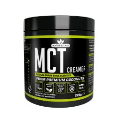2X ASSORTED PROTEIN TO INCLUDE NATURES AID MCT OIL CREAMER POWDER - ADD TO COFFEE SHAKES SMOOTHIES - 100 PERCENT PREMIUM COCONUT OIL PURE SUSTAINABLY SOURCED VEGAN VEGETARIAN GMP STANDARDS RAPID ABSO