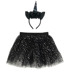 QTY OF ITEMS TO INLCUDE 17X ASSORTED CLOTHING TO INCLUDE AMSCAN 9918109 CHILD GIRLS DARK UNICORN SET FANCY DRESS ACCESSORY (ONE SIZE: REGULAR), ESSENTIALS WOMEN'S SIDE TAB BIKINI SWIMSUIT BOTTOM, LIM