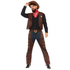 QTY OF ITEMS TO INLCUDE APPROX 15X ASSORTED FANCY DRESS TO INCLUDE AMSCAN 9918993 MEN'S WORLD BOOK DAY WESTERN COWBOY ADULTS FANCY DRESS COSTUME (CHEST SIZE: 40"), SMIFFYS FEVER WILD WEST COSTUME, BR