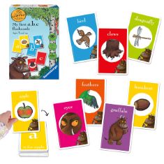 QUANTITY OF ASSORTED ITEMS TO INCLUDE RAVENSBURGER THE GRUFFALO MY FIRST FLASH CARD GAME FOR KIDS AGE 3 YEARS UP - IDEAL FOR EARLY LEARNING, OBJECT RECOGNITION, ALPHABET, READING AND SPELLING.