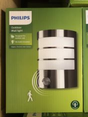 BOX OF PHILIPS OUTDOOR WALL LIGHT .