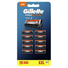 QTY OF ITEMS TO INLCUDE BOX OF ASSORTED ITEMS TO INCLUDE GILLETTE PROGLIDE RAZOR REFILLS FOR MEN, RAZOR BLADE REFILLS,, DURACELL AMPOULE LED SPOT RÉFLECTEUR GU10 3,6 W ÉQUIVALENT 35 W BLANC CHAUD.