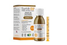 QTY OF ITEMS TO INLCUDE BOX OF ASSORTED ITEMS TO INCLUDE SUNVIT-D3 VITAMIN D3 3000IU ORAL SOLUTION - VITAMIN D FOR KIDS | CHOLECALCIFEROL VITAMIN D DROPS BABY | SUPPORTS BONE, TEETH, MUSCLE & IMMUNE