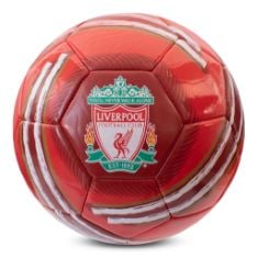 BOX OF ASSORTED FOOTBALLS HY-PRO OFFICIALLY LICENSED LIVERPOOL F.C. CYCLONE FOOTBALL | SIZE 5, TRAINING, MATCH, MERCHANDISE, COLLECTIBLE FOR KIDS AND ADULTS, RED / WHITE.