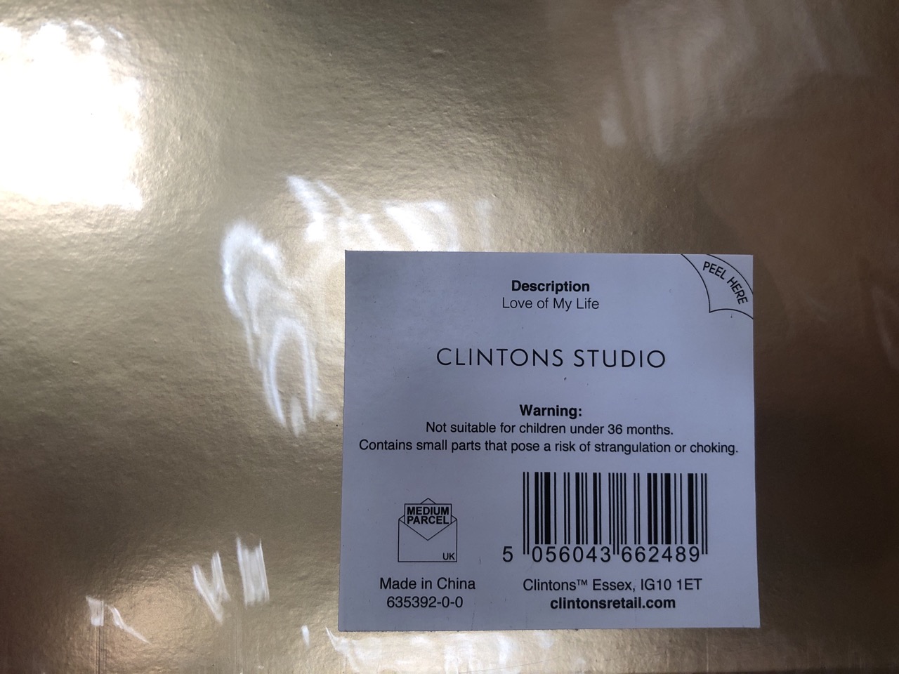 John Pye Auctions 45 X CLINTONS LOVE OF MY LIFE ROBIN AT WINDOW