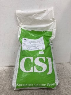 15KG CSJ CAT DRY FAT FOOD BAG - BBE NOT INCLUDED: LOCATION - I16