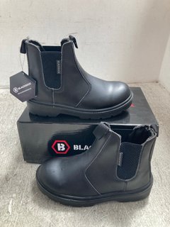 BLACKROCK WOMENS DEALER BOOTS IN BLACK - UK SIZE 3: LOCATION - I14