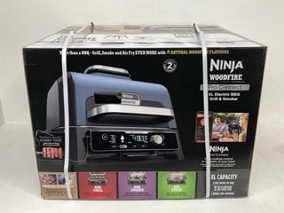 NINJA WOODFIRE PRO CONNECT XL ELECTRIC BBQ GRILL & SMOKER - RRP £400: LOCATION - FRONT BOOTH