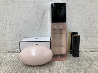3 X ASSORTED BEAUTY CHANEL ITEMS TO INCLUDE CHANEL ANTI-POLLUTION WATER TO-FOAM CLEANSER: LOCATION - I12