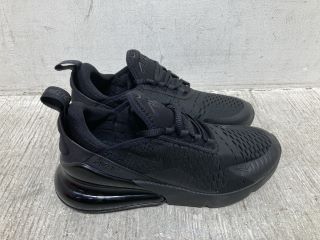 NIKE WOMENS AIR MAX 270 TRAINERS IN BLACK - UK SIZE 6: LOCATION - I2