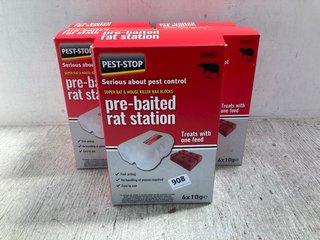 5 X PET-STOP PRE-BAITED RAT STATIONS: LOCATION - H11