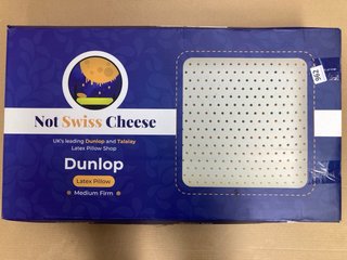 NOT SWISS CHEESE DUNLOP LATEX PILLOW: LOCATION - H13