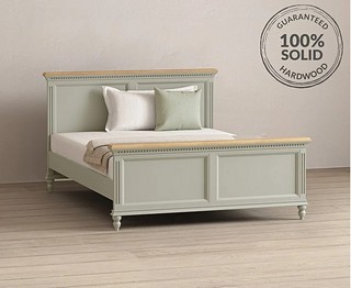 FRANCIS/PHILIPPE SOFT GREEN KING BED - RRP £929: LOCATION - C6