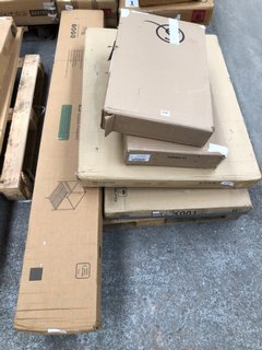 PALLET OF ASSORTED INCOMPLETE FLATPACK FURNITURE COMPONENTS: LOCATION - B5 (KERBSIDE PALLET DELIVERY)