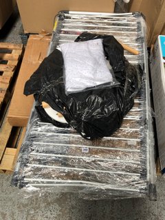 PALLET OF ASSORTED ITEMS TO INCLUDE BLACK & DECKER HEATED AIRER: LOCATION - B7 (KERBSIDE PALLET DELIVERY)