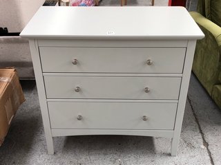 M&S HASTINGS 3 DRAWER CHEST IN GREY: LOCATION - C7