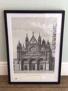 SIENA CATHEDRAL BLACK AND WHITE WALL ART: LOCATION - CR1
