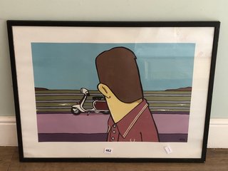 PETE MCKEE SMALL FRAMED PRINT: LOCATION - CR1