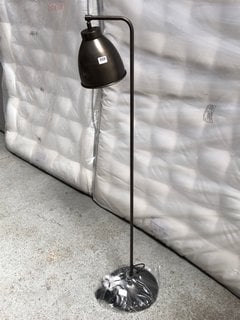 NKUKU MUTURL FLOOR LAMP AGED BRONZE RRP £350: LOCATION - DR4