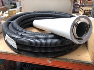 3 X ASSORTED ITEMS TO INCLUDE NAYLOR DRAINAGE LTD 60MM X 25M BLACK PERFORATED LAND DRAINAGE COIL: LOCATION - DR5