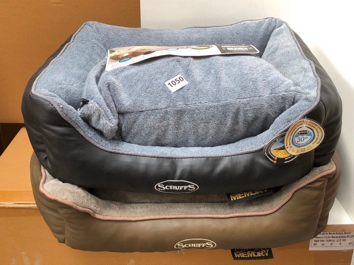 John Pye Auctions 2 X SCRUFFS CHATEAU ORTHOPEDIC PET BEDS COMBINED