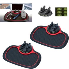 QUANTITY OF ASSORTED ITEMS TO INCLUDE CBDYWVR MULTIFUNCTION PHONE PAD HOLDER, SILICONE CAR ANTI-SLIP MAT, UNIVERSAL CAR PHONE MOUNT WITH NUMBER PLATE, CAR DASHBOARD MAT FOR PHONES, KEYS, GADGETS (2PC