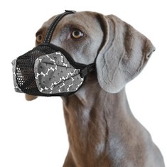 42 X BONTHE DOG MUZZLE,MUZZLES FOR SMALL MEDIUM LARGE DOGS,MUZZLE FOR DOGS TO PREVENT BITING,GROOMING BITING CHEWING AND LICKING - TOTAL RRP £302: LOCATION - B