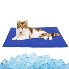 13 X DONO DOG COOLING MAT, 50 * 40CM, PET COOLING BED, WASHABLE ICE MAT FOR CATS, DOG SUMMER SLEEPING BED,SELF-COOLING PADS,NON-TOXIC GEL,FOR INDOORS & OUTDOORS & CAR SUMMER USE,MEDIUM (M) - TOTAL RR