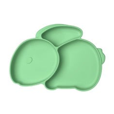 43 X VICLOON BABY SUCTION PLATE, SILICONE BABY SUCTION PLATES FOR TODDLER KIDS SELF FEEDING, NON SLIP BABY WEANING PLATE, BABY TODDLER PLATE FOR KIDS HIGH CHAIRS AND TABLES (GREEN) - TOTAL RRP £261: