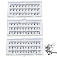 QUANTITY OF 3 BOXES VOLUME LASH EXTENSIONS 3D RUSSIAN LASHES 10MM 12MM 14MM C CURL VOLUME EYE LASHES FOR MAKEUP EYELASHES EXTENSION , 10MM 12MM 14MM - TOTAL RRP Â£249:: LOCATION - D