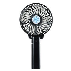 25 X DUTTY MINI HANDHELD FAN, 2000MAH RECHARGEABLE BATTERY, 3-8 HOURS OF BATTERY LIFE. LOW NOISE, USB CHARGING, PORTABLE, FOLDABLE AS A TABLE FAN (BLACK) - TOTAL RRP £187: LOCATION - A