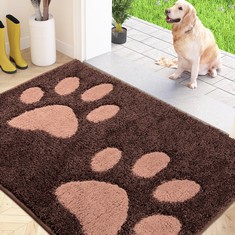 8 X FCS DETAIL DIRT TRAPPER INDOOR DOOR MAT 84 X 150 CM, WASHABLE ENTRANCE RUG, ABSORBENT DOG DOORMAT FOR MUDDY PAWS, INSIDE MAT FOR FRONT DOOR, ENTRYWAY, PETS - TOTAL RRP £433: LOCATION - E