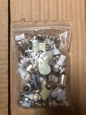 QUANTITY OF ITEMS TO INCLUDE CLASSIC LIGHT BULBS AND LED CAR LIGHT BULBS RRP £350: LOCATION - E