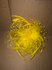 QUANTITY OF ITEMS TO INCLUDE ASSORTED MIX OF WOMENS WEDDING HATS : LOCATION - F