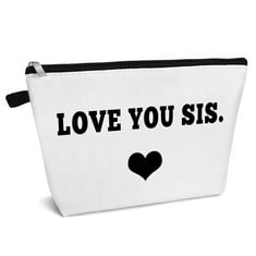 QUANTITY OF ASSORTED ITEMS TO INCLUDE CHRISTMAS SISTER GIFT FROM SISTER MAKEUP BAG FRIENDSHIP GIFTS FOR WOMEN HER SISTER COSMETIC BAG MOTHERS DAY WEDDING GRADUATION BIRTHDAY GIFT FOR SISTER FRIENDS B