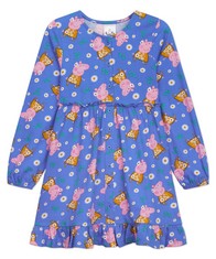 22 X PEPPA PIG GIRLS' DRESSES 18 MONTHS- 6 YEARS (BLUE, 4-5 YEARS) - TOTAL RRP £258: LOCATION - A RACK