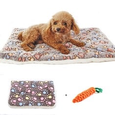 8 X OC SOSO BED MAT FOR DOG CAT WASHABLE KENNEL PAD CUTE PRINTS CAT SLEEPING BED THICKEN PET BLANKET SOFT WARM FOR ALL SEASONS DOG BED(86X68CM) - TOTAL RRP £120: LOCATION - B RACK