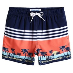 40 X MAGIC BOYS' SWIMMING TRUNKS 4 WAY STRETCH TODDLER SWIM SHORTS BEACH BOARDSHORTS LIGHTWEIGHT ADJUSTABLE WAIST GREAT FOR KIDS,REMANENCE BLUE,3 YEARS - TOTAL RRP £563: LOCATION - C RACK