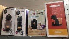 QUANTITY OF ITEMS TO INCLUDE TASSIMO BY BOSCH SUNY 'SPECIAL EDITION' TAS3102GB COFFEE MACHINE,1300 WATT, 0.8 LITRE - BLACK: LOCATION - D