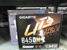 QUANTITY OF ITEMS TO INCLUDE B450MK ULTRA DURABLE MOTHERBOARD AND PRO H610M-E DDR4 INTEL MOTHERBOARD: LOCATION - E