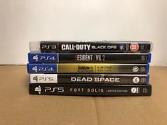 QUANTITY OF ITEMS TO INCLUDE CALL OF DUTY: BLACK OPS (PS3) ID MAY BE REQUIRED: LOCATION - E