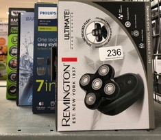 QUANTITY OF ITEMS TO INCLUDE REMINGTON RX7 ELECTRIC HEAD SHAVER FOR BALD MEN (CORDLESS, 60-MIN USAGE, USB, 5 CUTTING HEADS SKIN CLOSE RESULTS (0.2MM), TURBO, WET & DRY, EASY CLEAN, WATERPROOF, POP-UP