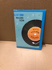 45 X DOTTY ABOUT PAPER SON BIRTHDAY CARD - VINYL RECORD - SON (4134) - TOTAL RRP Â£131:::::: LOCATION - F