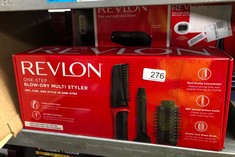 QUANTITY OF ITEMS TO INCLUDE REVLON ONE-STEP BLOW-DRY MULTI STYLER - 3 IN 1 TOOL - DRY, CURL AND VOLUMISE WITH THE 3 INTERCHANGEABLE ATTACHMENTS (DETACHABLE HEAD, CURLER, DRYER, STYLER) RVDR5333: LOC