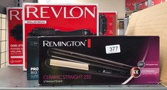 QUANTITY OF ITEMS TO INCLUDE REMINGTON CERAMIC HAIR STRAIGHTENER - SLIM LONGER LENGTH 110MM FLOATING PLATES WITH ANTI-STATIC/TOURMALINE IONIC COATING FOR SMOOTH GLIDE, FAST 15 SECOND HEAT UP, HEAT PR