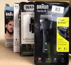 QUANTITY OF ITEMS TO INCLUDE WAHL EXTREME GRIP 7 IN 1 MULTIGROOMER, BEARD TRIMMER FOR MEN, NOSE HAIR TRIMMER, MEN’S STUBBLE TRIMMERS, BODY SHAVER, MALE GROOMING SET, BODY TRIMMING, GROOMING SET- BLAC