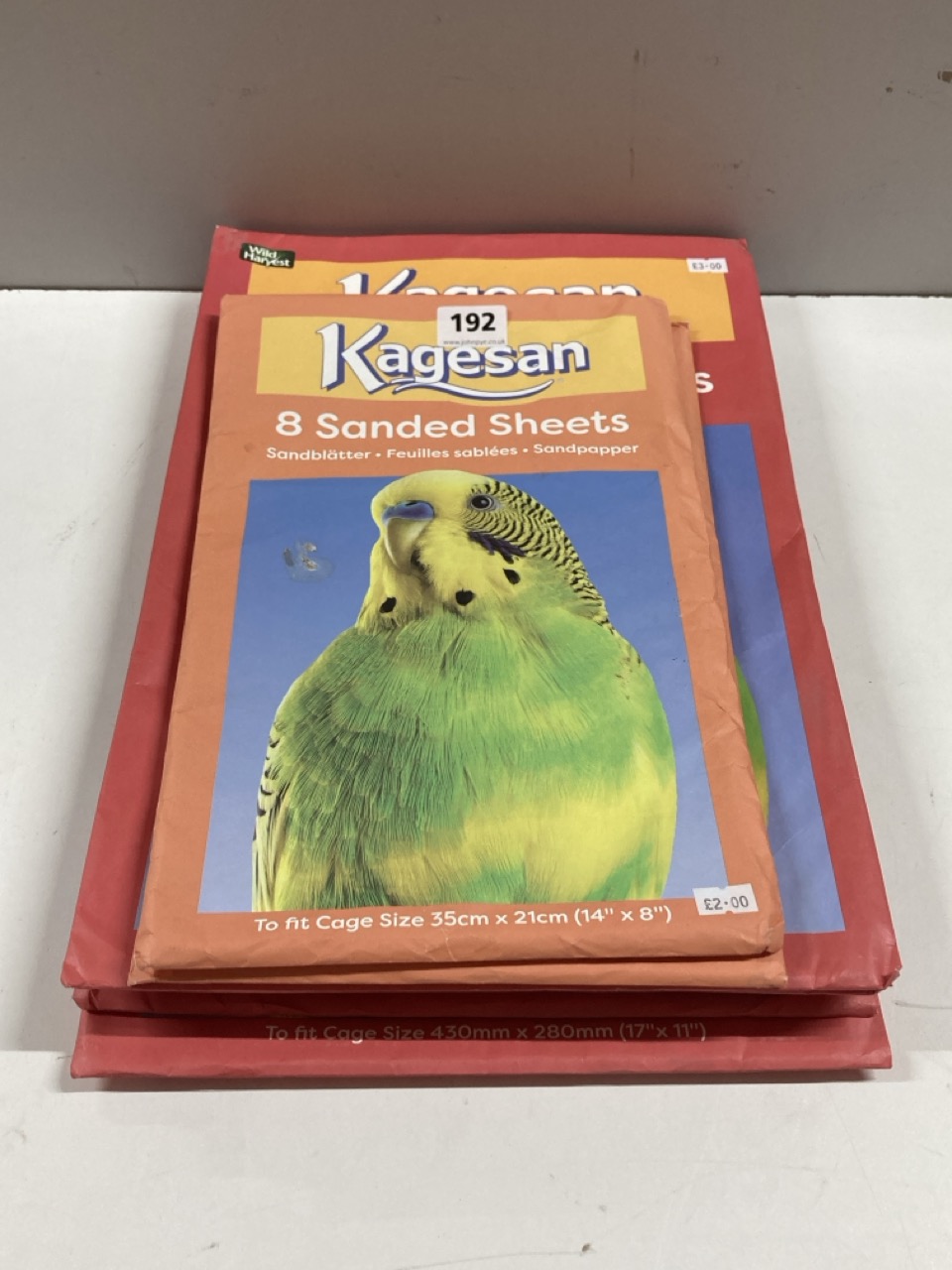 John Pye Auctions QTY OF KAGESTAR BIRD CAGE SAND SHEETS